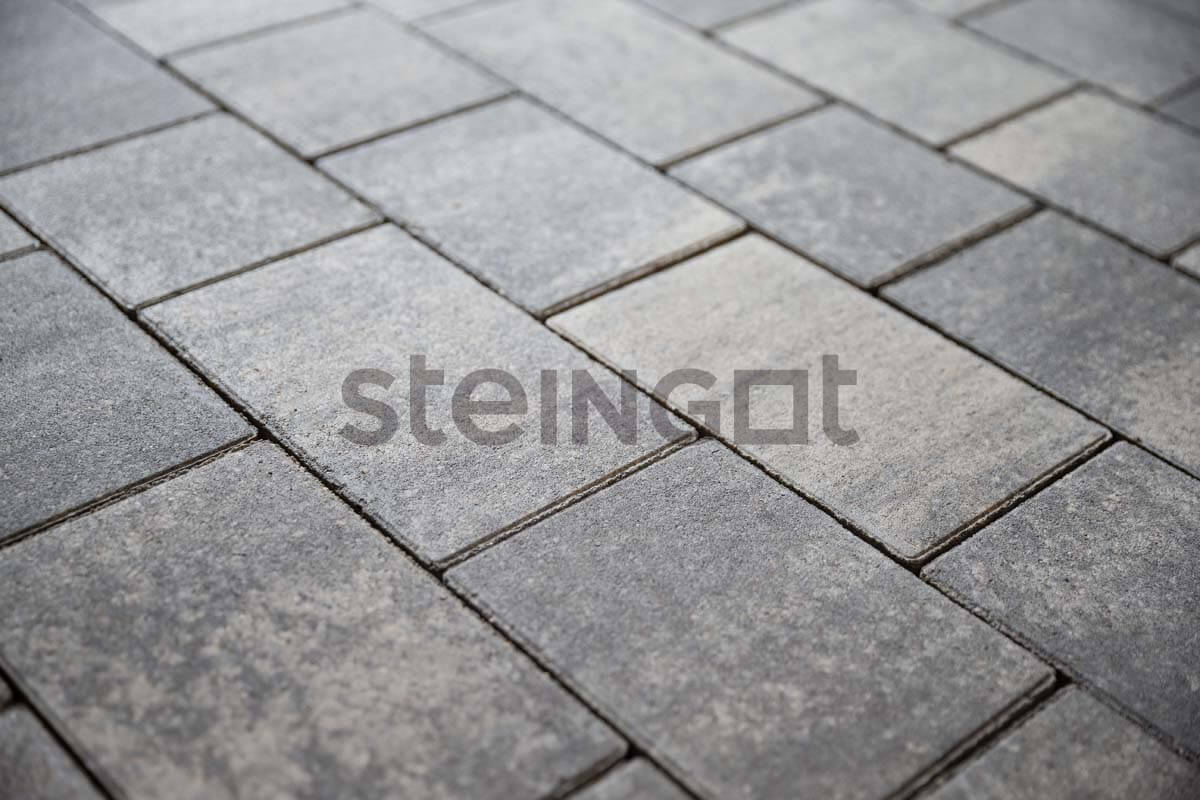 Тротуарная плитка Steingot Новый Город 80 Колор Микс Штайн Сильвер частичный прокрас — изображение 3