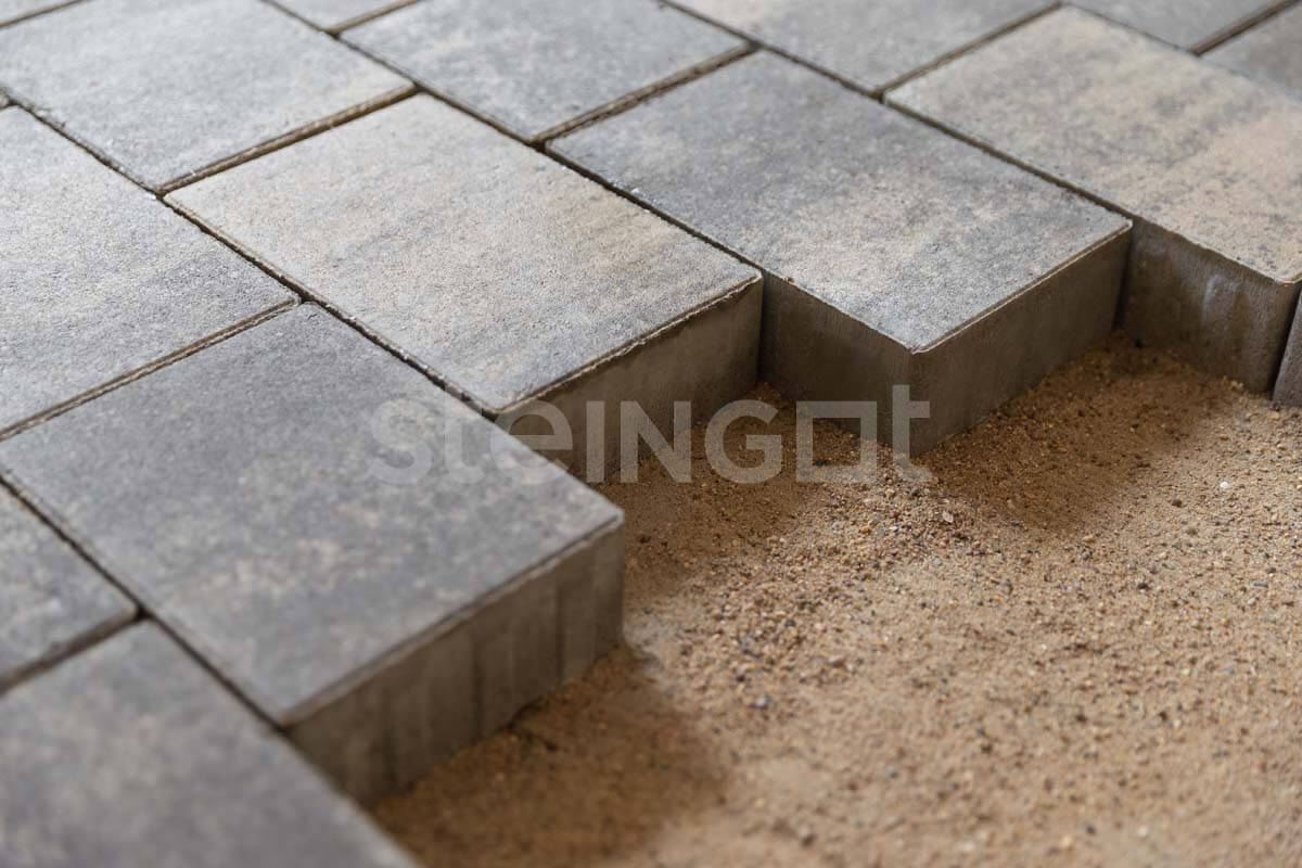 Тротуарная плитка Steingot Новый Город 80 Колор Микс Штайн Сильвер частичный прокрас — изображение 2
