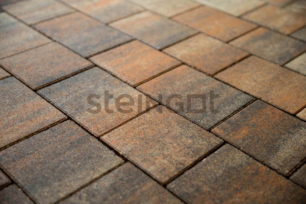 Тротуарная плитка Steingot Новый Город 80 Колор Микс Штайн Бронз частичный прокрас — изображение 2