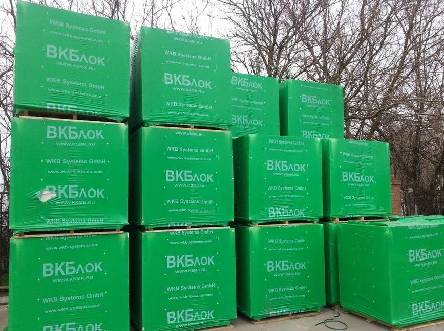 Пенобетонные блоки ВКБлок перегородочные 625х100х250, D500 — изображение 3