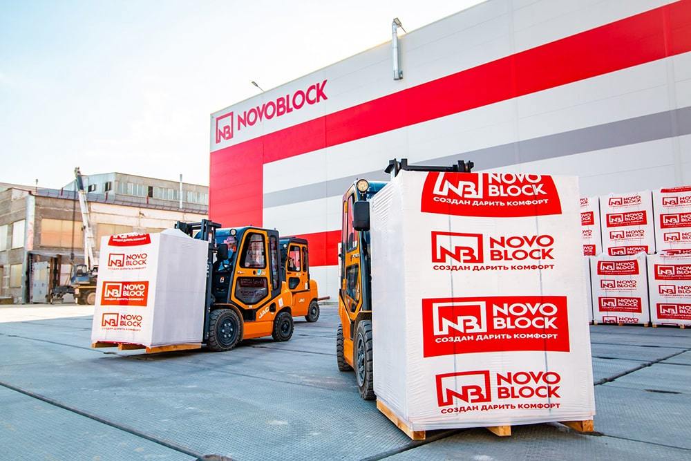 Пенобетонные блоки Novoblock стеновые 625х300х250, D400 — изображение 4